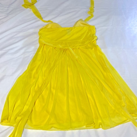 Sequin, beaded halter neck tie Dress - Picture 5 of 7